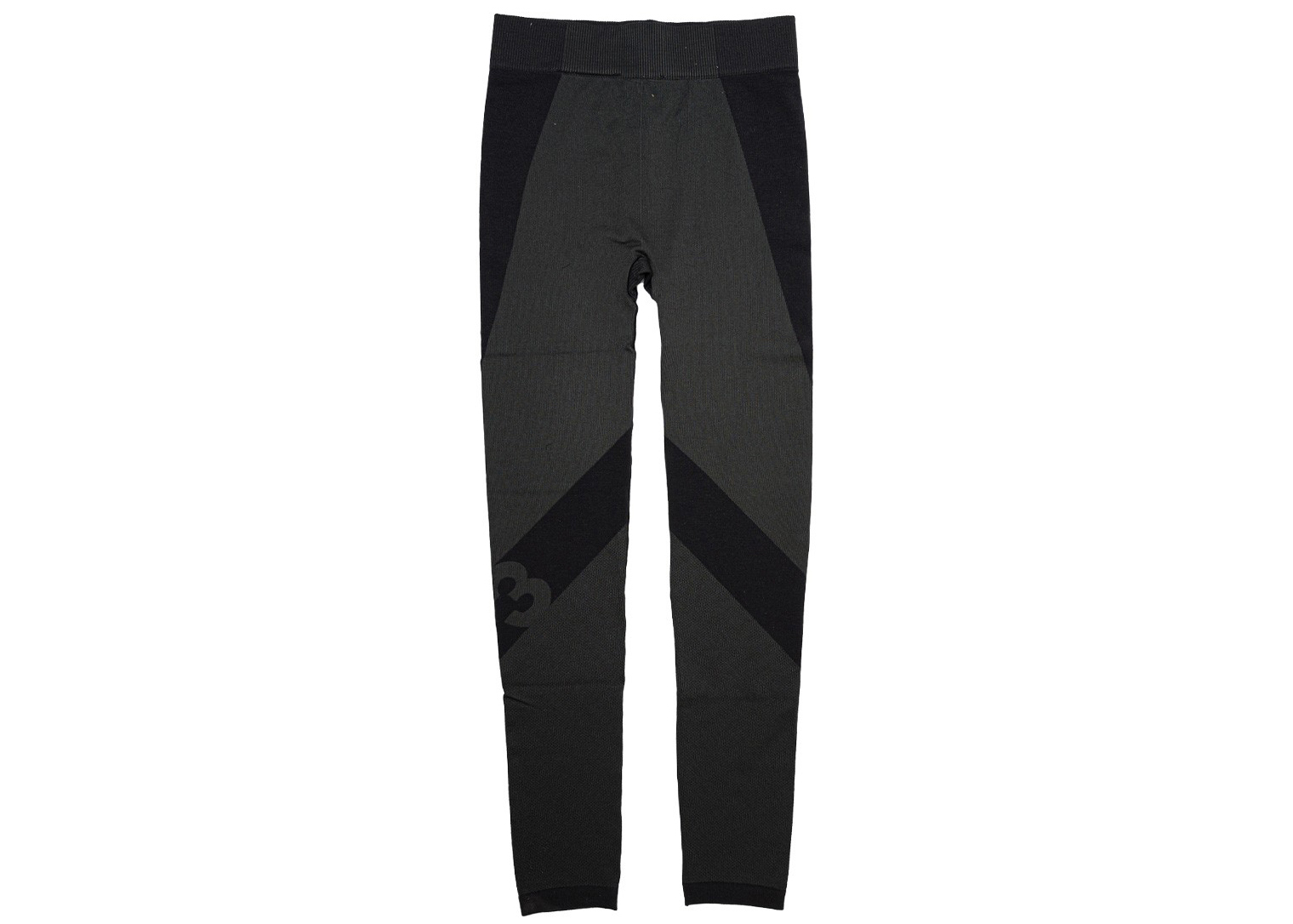 adidas Y-3 Women Classic Seamless Knit Tights Black/Carbon - US