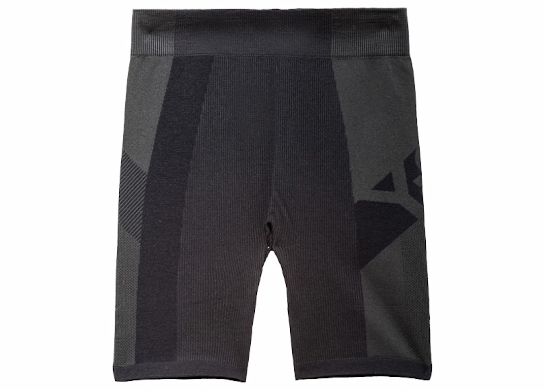 Pre-owned Adidas Originals Adidas Y-3 Women Classic Seamless Shorts Black/carbon