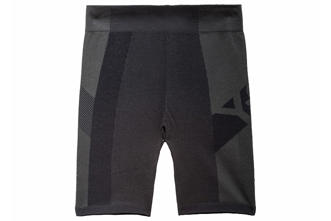 Pre-owned Adidas Originals Adidas Y-3 Women Classic Seamless Shorts Black/carbon