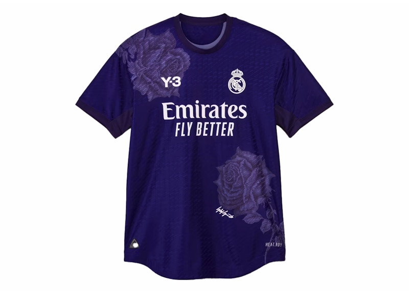 adidas Y 3 Women s Real Madrid 23 24 Special Edition Jersey Asia Sizing Dark Purple SS24 US