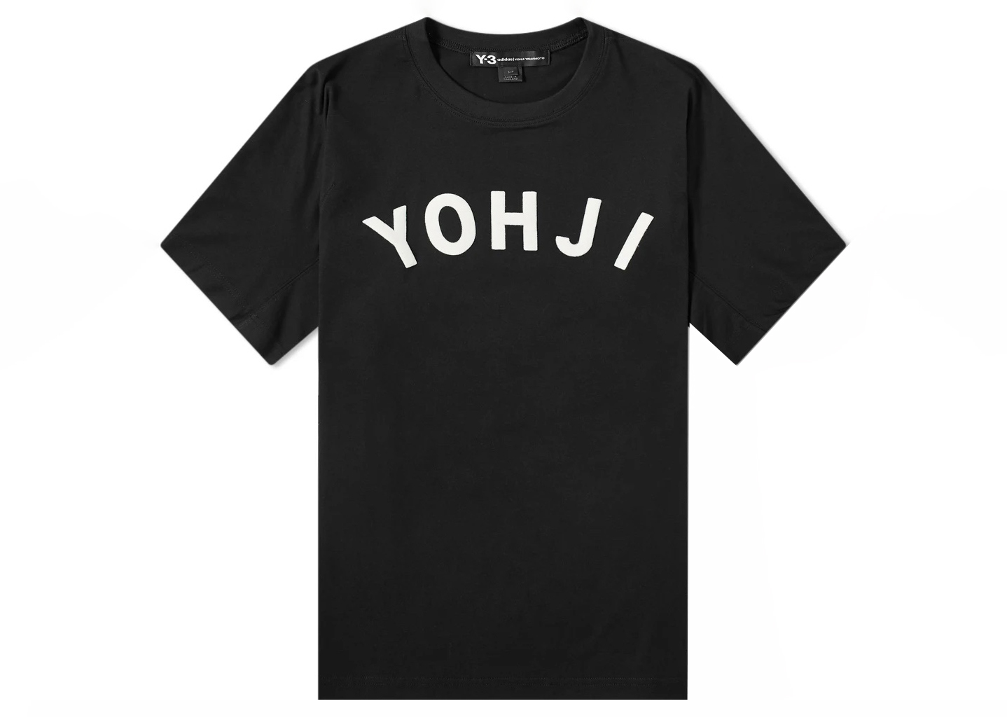 adidas Y-3 FT Yohji Letters Baseball Shirt Black/Off White Men's - US