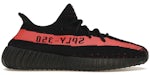 adidas Yeezy Boost 350 V2 nero rosso