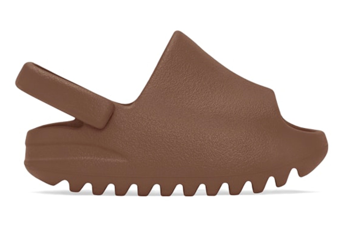 Pre-owned Adidas Originals Adidas Yeezy Slide Flax (infants) In Flax/flax/flax