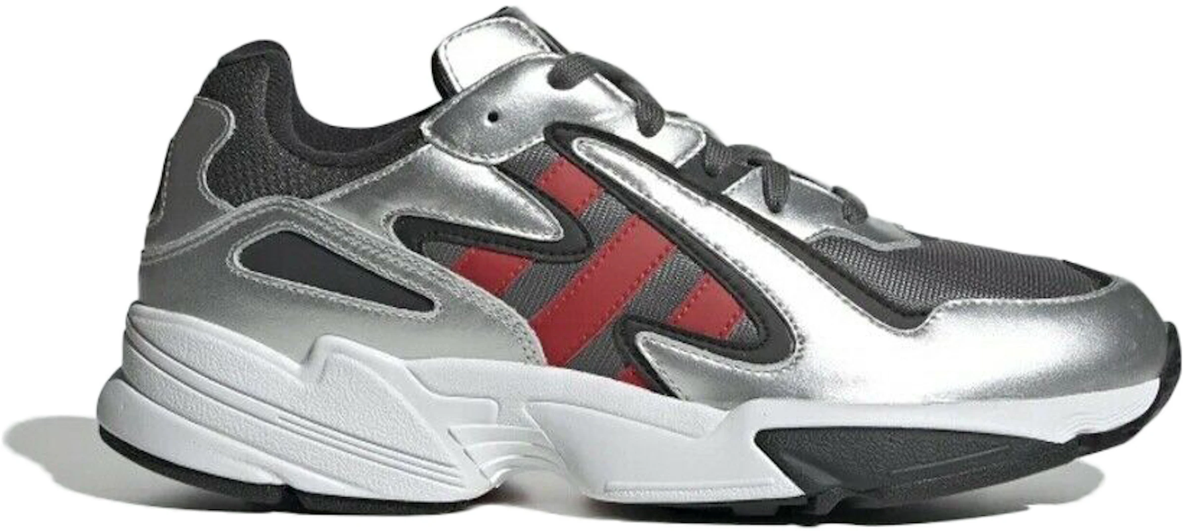 Deformación Zapatos educación adidas Yung-96 Chasm Silver Metallic Scarlet - EE7240 - ES