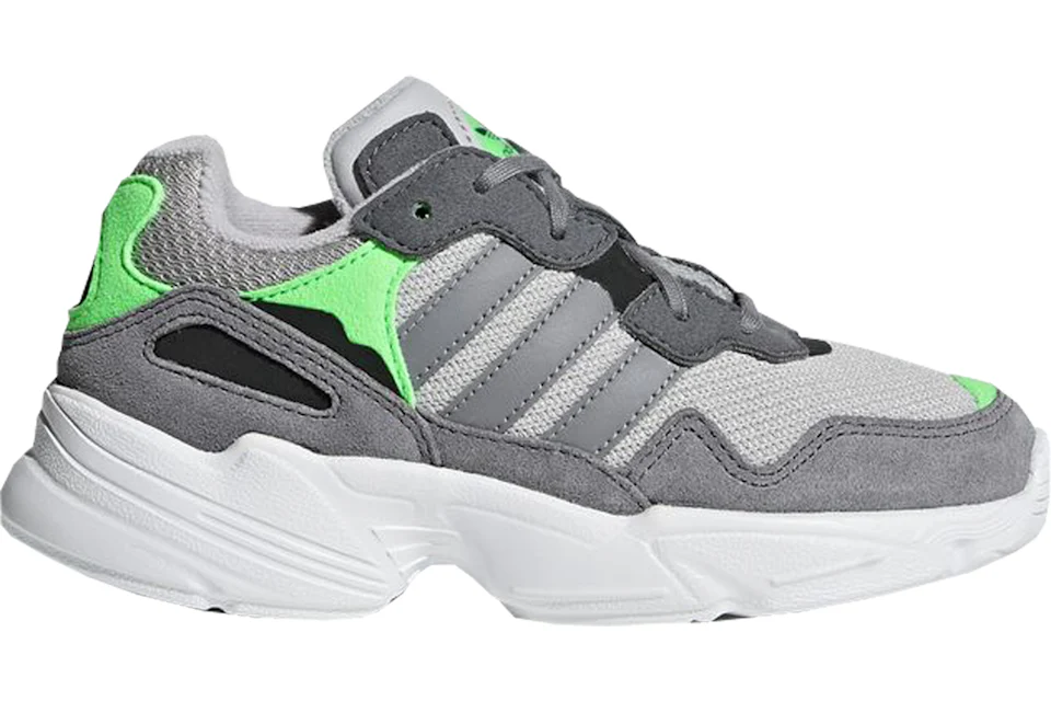 adidas Yung 96 Grey Shock Pink PS Kids F34280 US