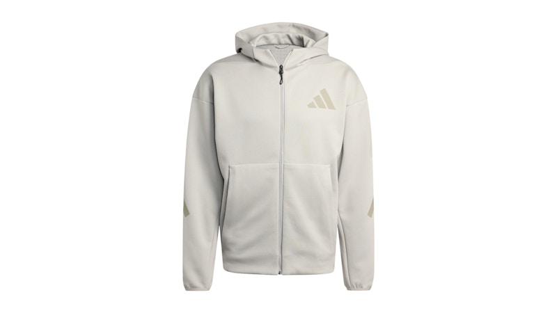 adidas Z.N.E. Full-Zip Hooded Track Jacket Metal Grey Men's - FW25