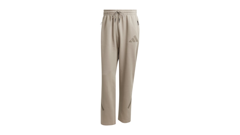 Pantaloni adidas con orlo aperto Putty Beige Uomo SS25 IT