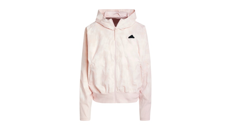 Pre-owned Adidas Originals Women's Adidas Z.n.e. Woven Fullzip Hoodie