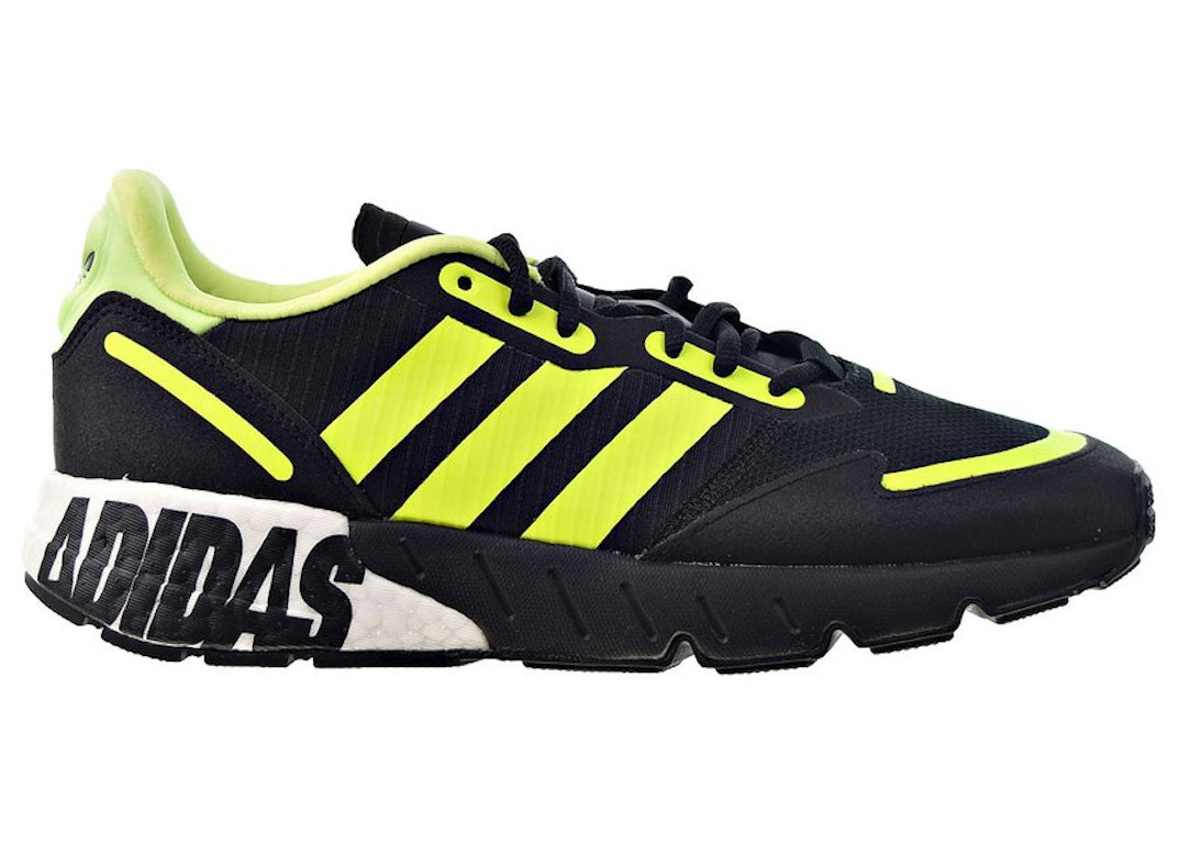 Pre-owned Adidas Originals Adidas Zx 1k Boost Black Solar Yellow In Core Black/solar Yellow/matte Silver