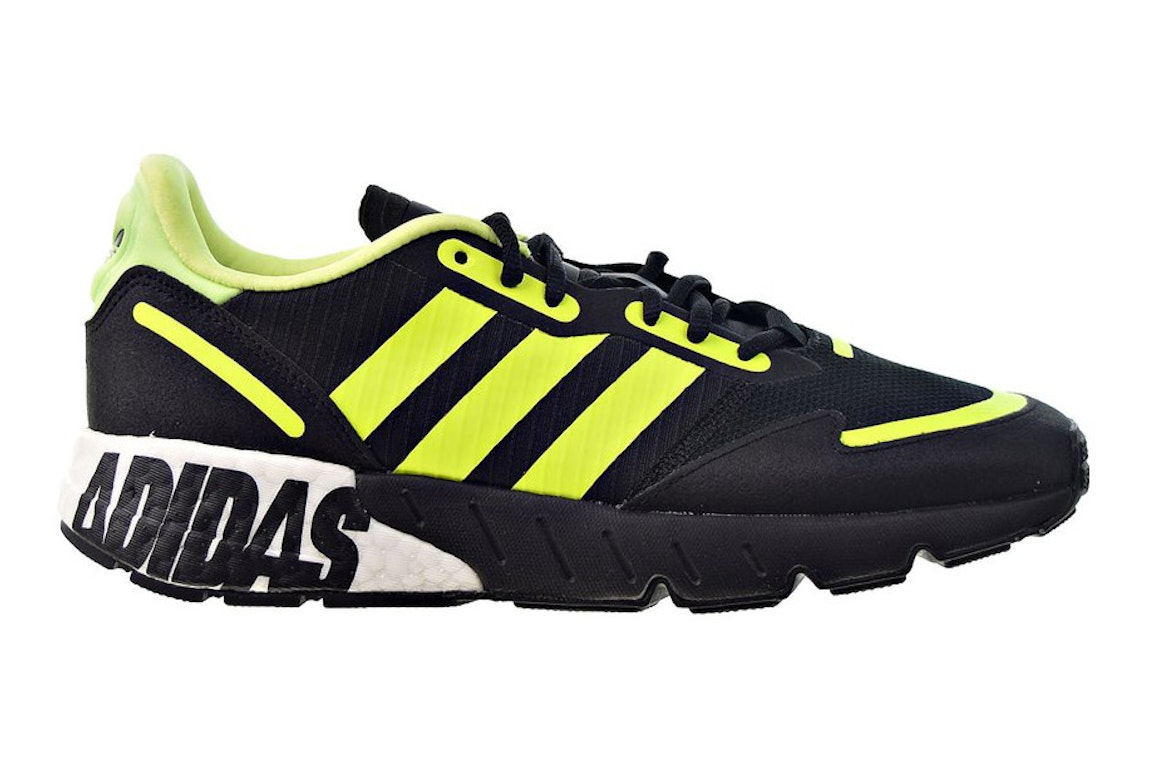 Pre-owned Adidas Originals Adidas Zx 1k Boost Black Solar Yellow In Core Black/solar Yellow/matte Silver