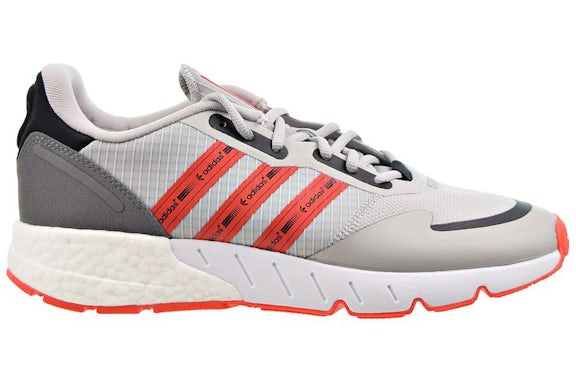 adidas ZX 1K Boost Grau Semi Solar Rot
