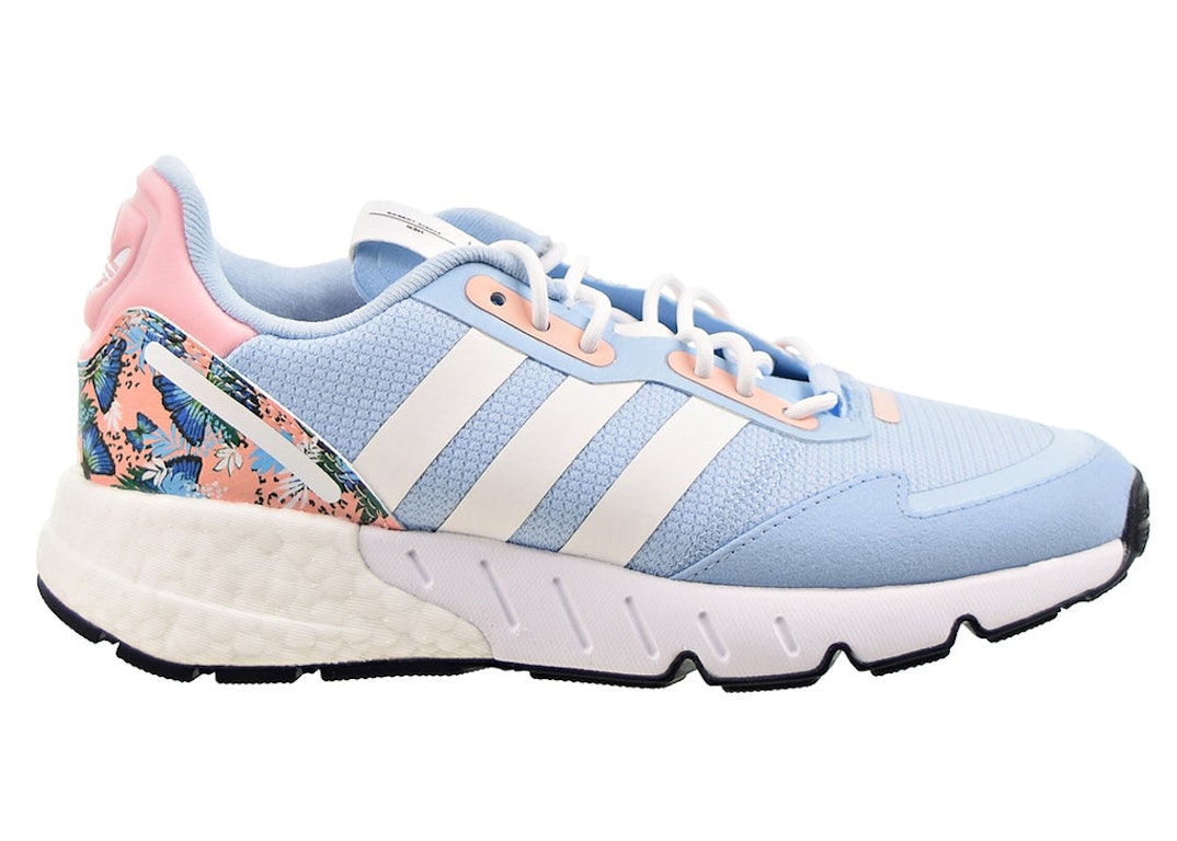 Pre-owned Adidas Originals Adidas Zx 1k Her Studio London Colorful Blossoms (gs) In Clear Sky/cloud White/haze Coral