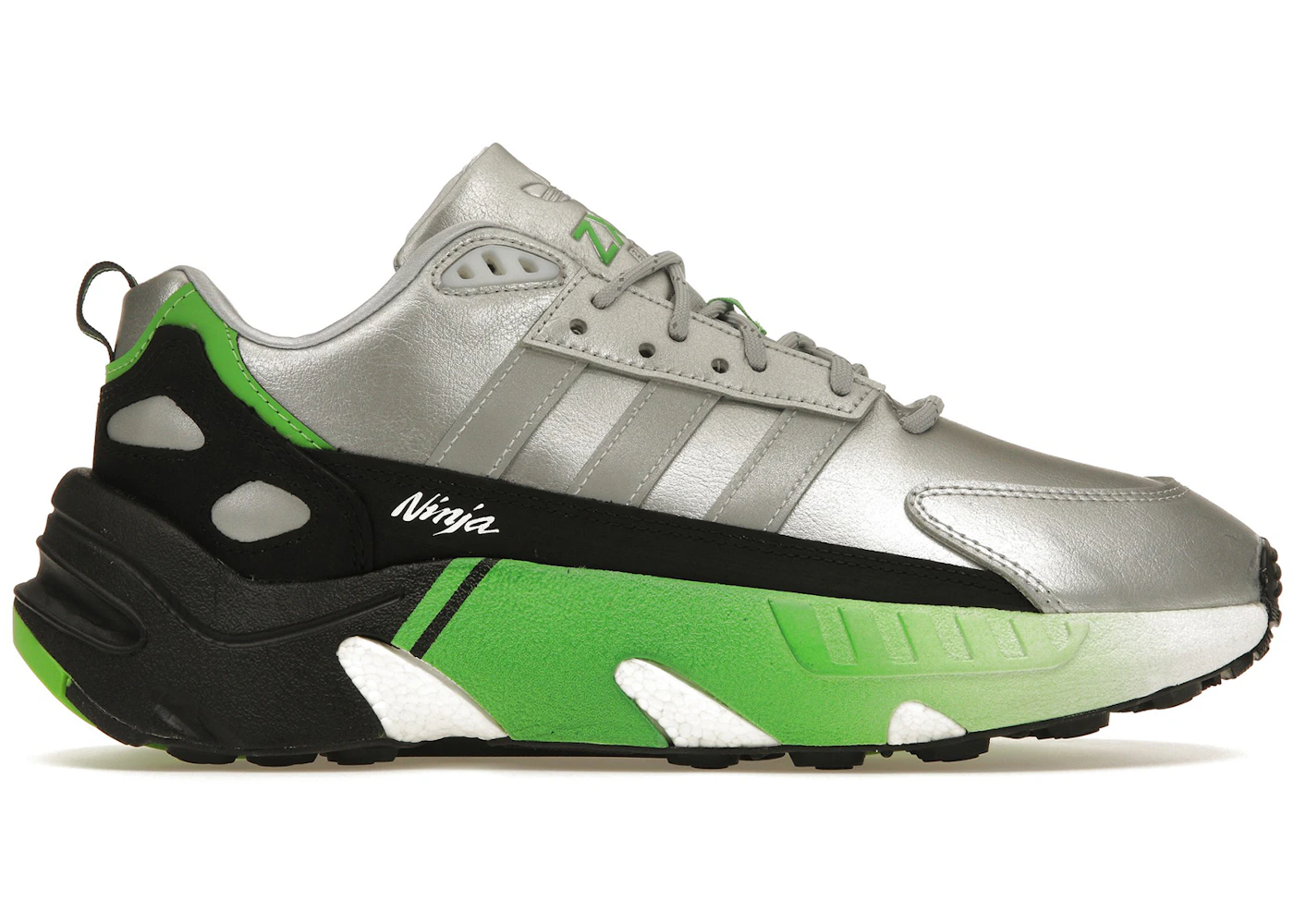 adidas ZX 22 Boost Kawasaki Ninja Silver Metallic Men's GW2125 US