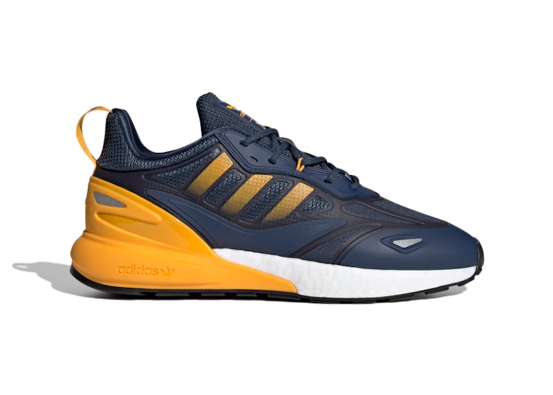 adidas ZX 2K Boost 2.0 Crew Blue Semi Solar Gold Men's - GZ7733 - US