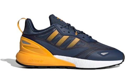 adidas ZX 2K Boost Crew Blue Semi Solar Gold Men's GZ7733 US