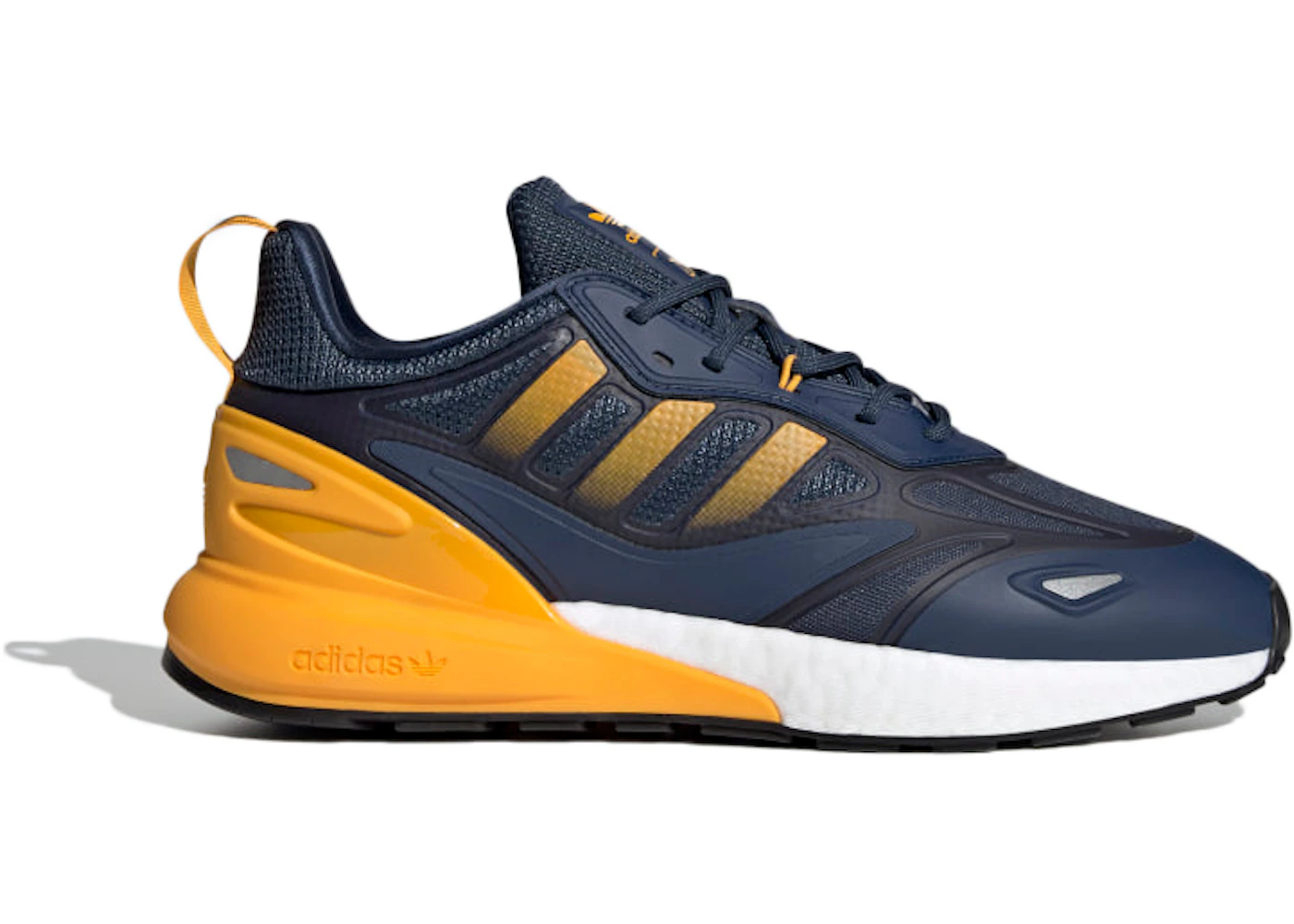 adidas ZX 2K Boost Crew Blue Semi Solar Gold Men's GZ7733 US