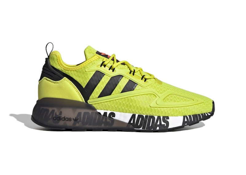 adidas ZX 2K Boost Bold Logo Graphic Acid Yellow