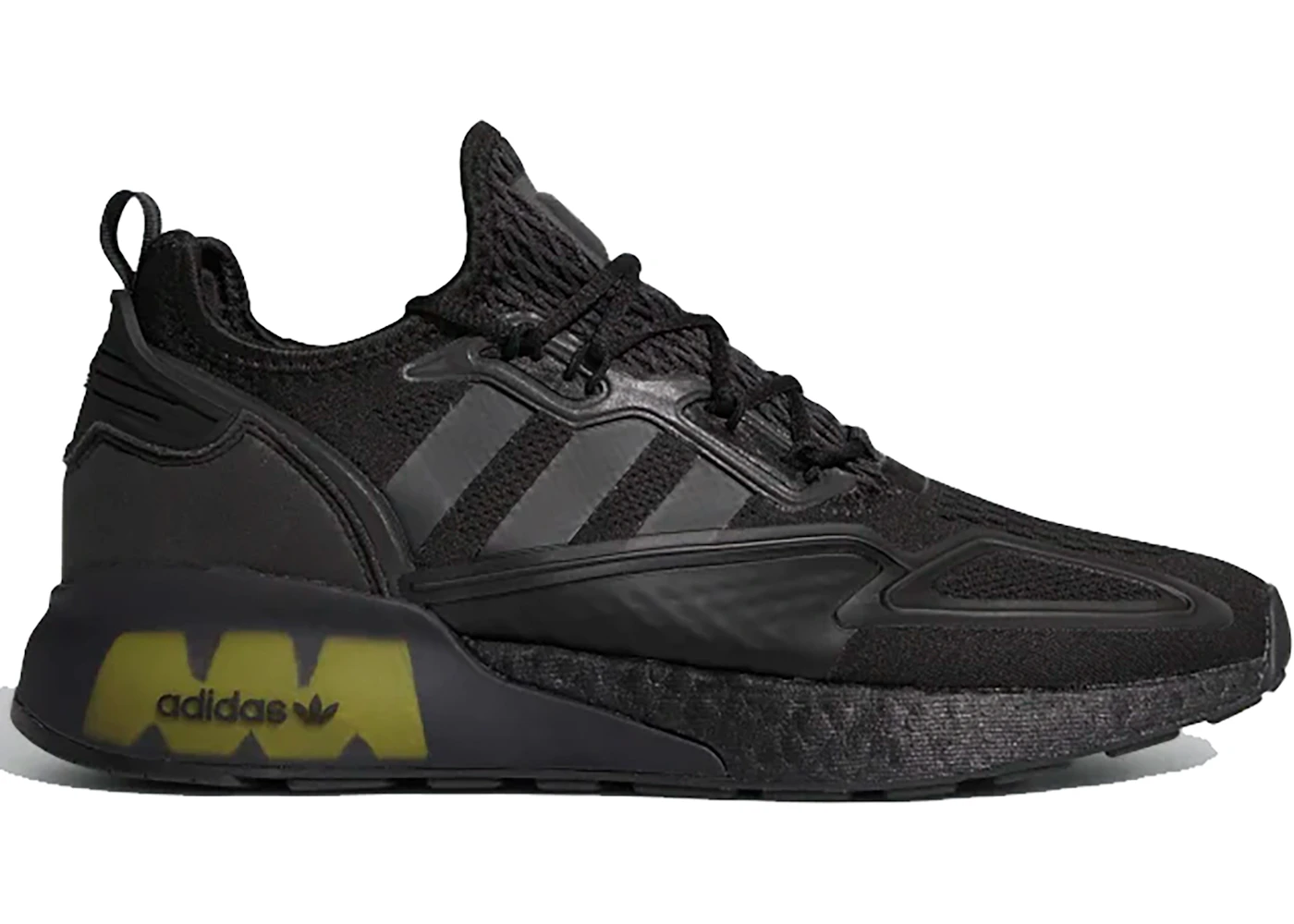 版画 ssx2673 adidas ZX 2K Boost Core Black Solar Yellow Men's - FV8453 - US