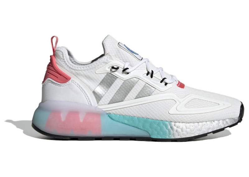 adidas ZX 2K Boost NASA White Hazy Rose (Women's) - FX7054 - TW