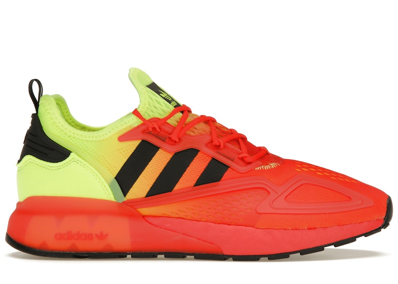 adidas ZX 2K Boost Solar Yellow Hi Res Red Men's - FW0482 - US