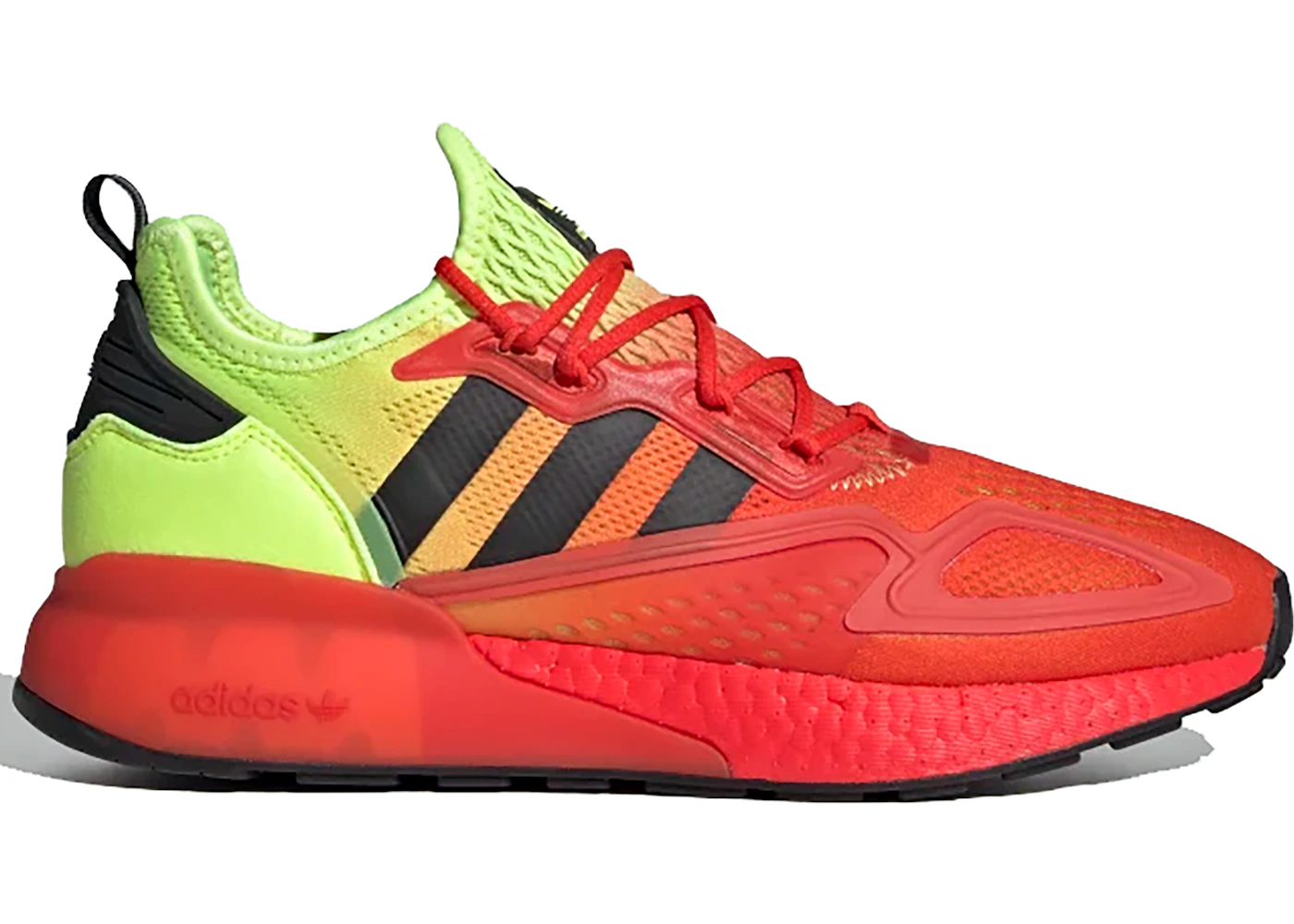 adidas ZX Boost Solar Yellow Hi Res Red - FW0482 US