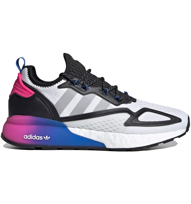 adidas ZX 2K Boost White Multi Purple Pink Men's FX8835 US