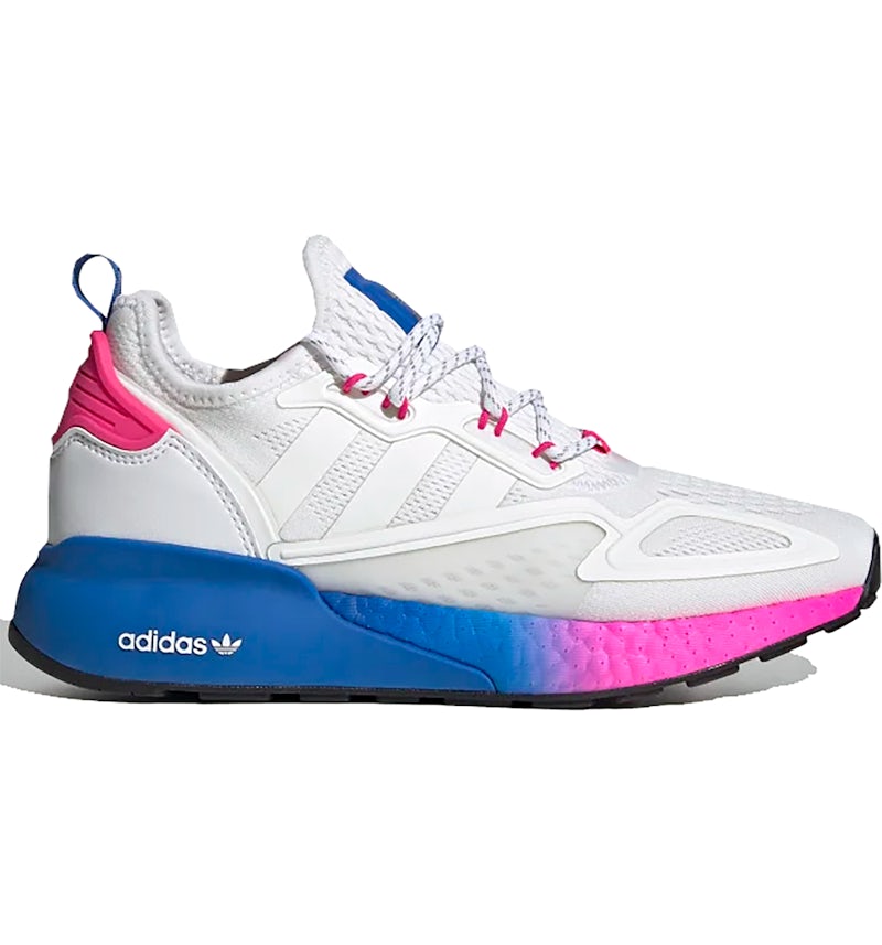 adidas ZX 2K Boost White Pink Blue (Women's) - FY0605 - US adidas ZX 2K Boost White Pink Blue (Women's) - FY0605 - US