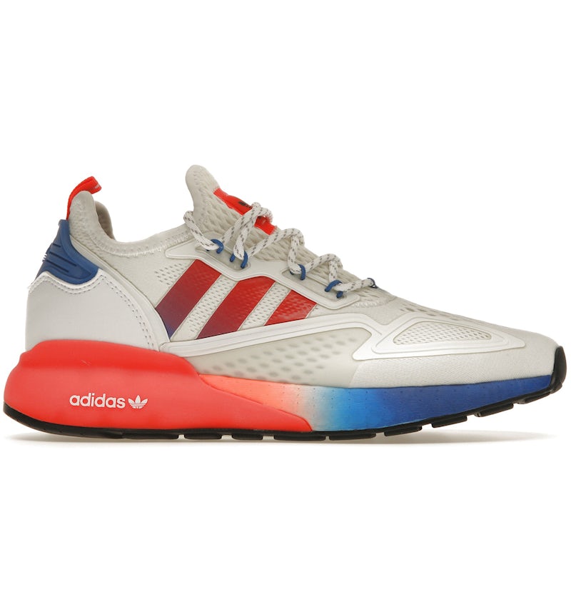 Shoes Zx 2k Boost Solar Red Adidas ZX 2K Boost White Solar Red