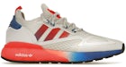 adidas ZX 2K Boost White Solar Red Blue