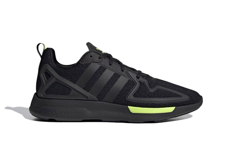 adidas ZX 2K Flux Black Solar Yellow Men s FV8486 GB