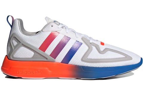 adidas ZX 2K Flux Gradient Sole Cloud White Men's FX2044 US