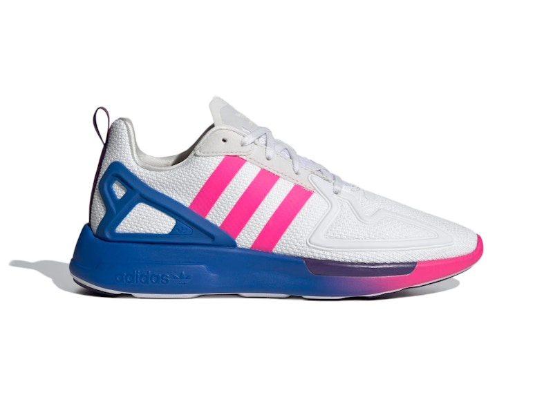 Pink and shop blue zx flux