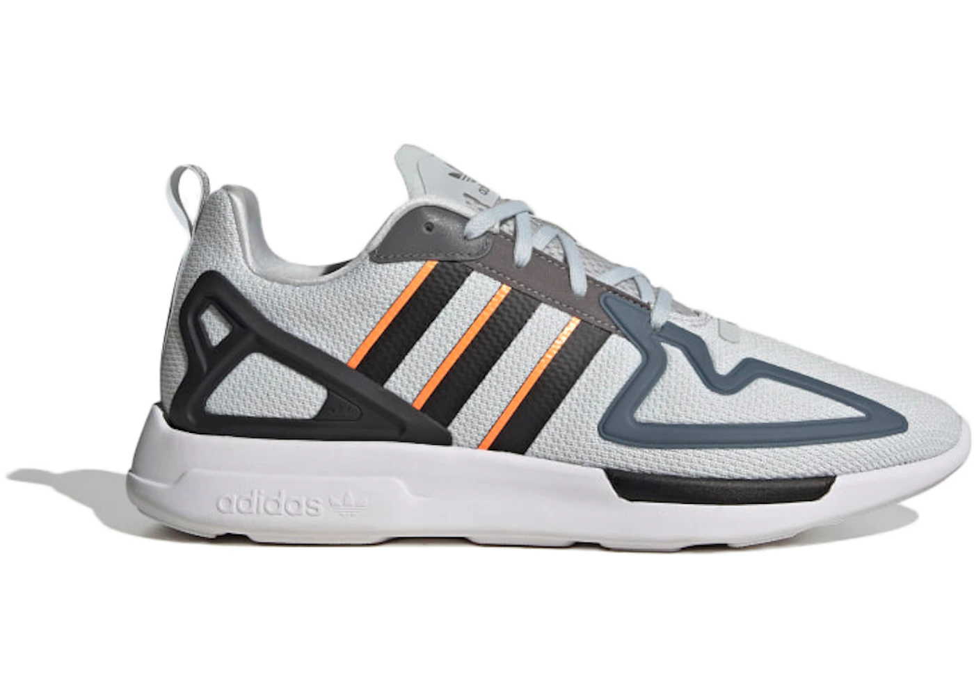 adidas ZX 2K Flux Grey Orange Men's - FZ1819 - US