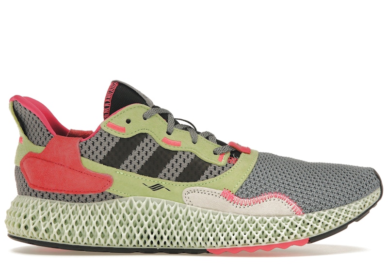 adidas ZX 4000 4D Grey Three Hi Res Yellow Men's - BD7927 - US