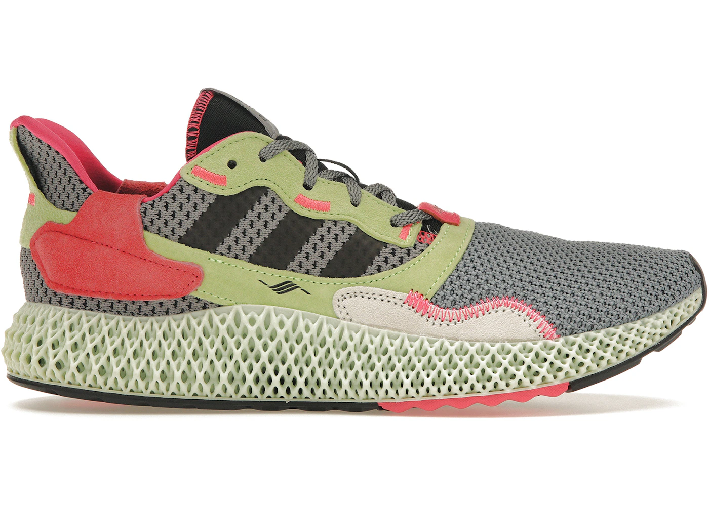 adidas ZX 4000 4D Grey Three Hi Res Yellow Men's - BD7927 - US