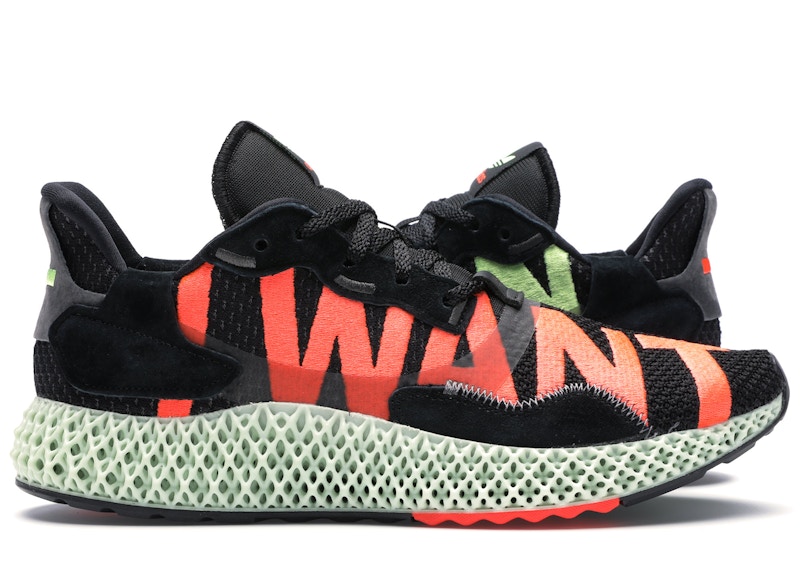 adidas ZX 4000 4D I Want I Can Black Men's - EF9625 - US