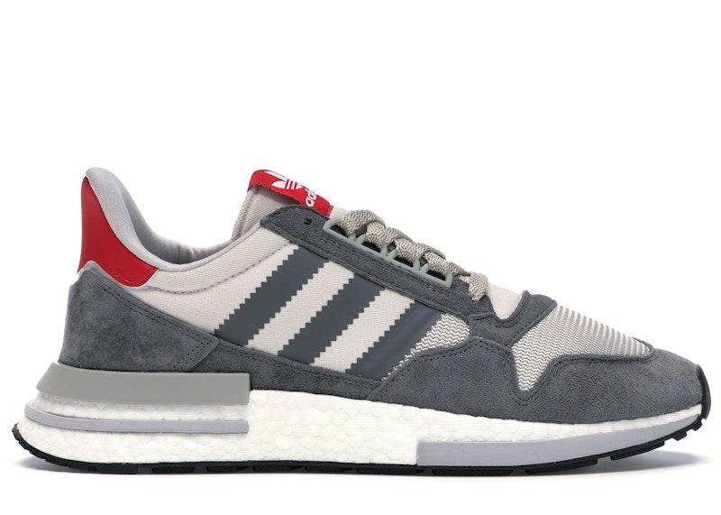 adidas ZX 500 RM Grey Four Scarlet Men s B42204 US