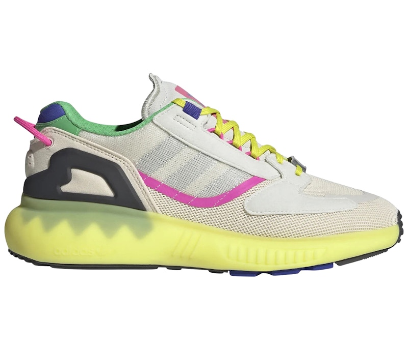 adidas ZX 5K Boost Wonder White Acid Yellow (Women's)