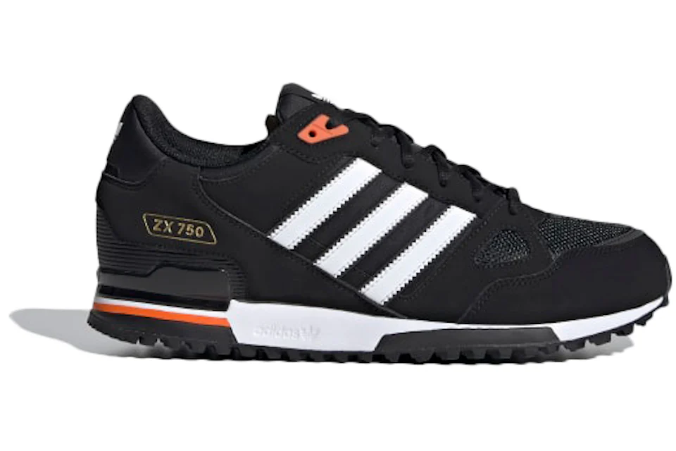 Limited Edition Adidas Originals Zx 750 Herren Schwarz Orange