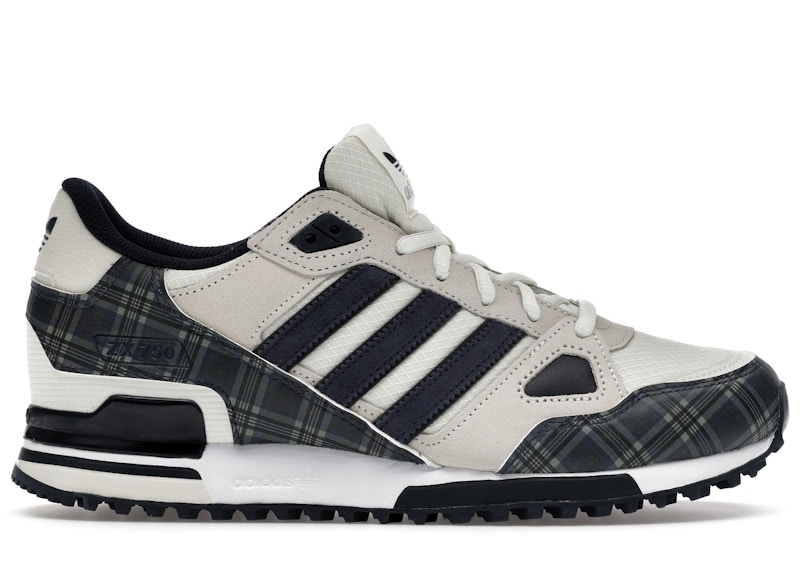 シャンパン adidas ZX 750 Legend Ink Plaid Men's - GX9180 - US
