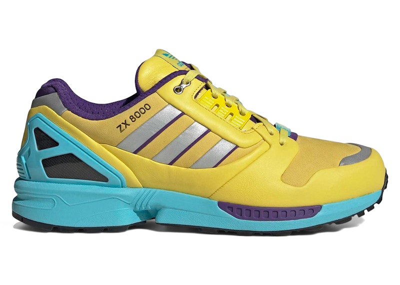 adidas ZX 8000 Consortium Yellow Blue Glow Men's - JQ4359 - US