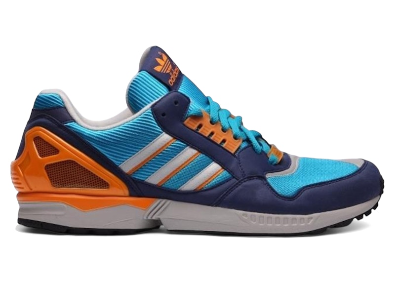 adidas ZX 9000 Turquoise Silver Orange Men's - G97755 - US