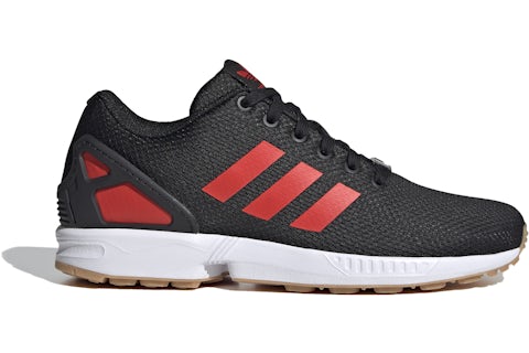 Flux Baskets Adidas Zx Flux Noir Et Rouge Adidas ZX Flux Core Noir