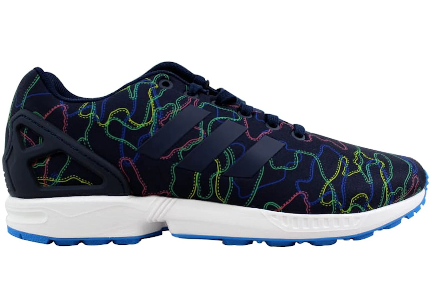 adidas ZX Flux Navy/White Men's - AQ4905 - GB