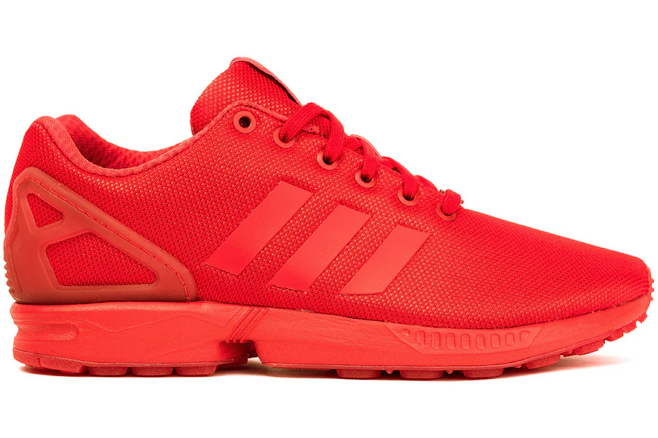 Adidas zx flux red and white Clearance