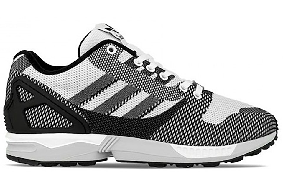 Adidas zx flux black woven best sale
