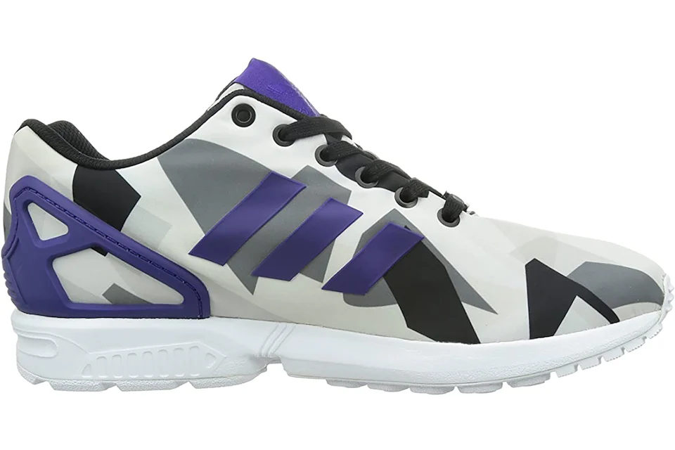 adidas ZX Flux White Purple Black Men s B34517 GB