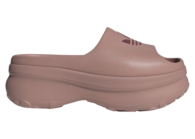 Pre-owned Adidas Originals Adifom Stan Slides (women's) Sneakers In Warm Clay/shadow Red
