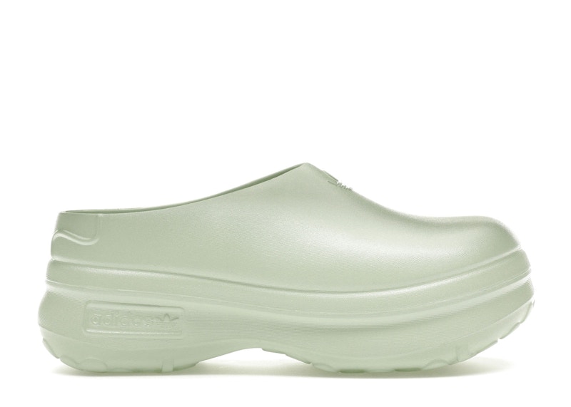 Pre-owned Adidas Originals Adifom Stan Smith Mule (women's) Sneakers In Linen Green Metallic/cloud White In Multi