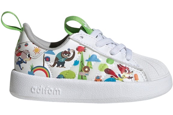 adidas AdiFom Superstar 360 Disney Cloud White Grey Two Semi Lucid Lime (TD)